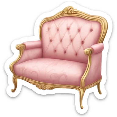 Marie Antoinette style furniture sticker
