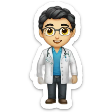 Siamak Badie pharmacist iranian young sticker