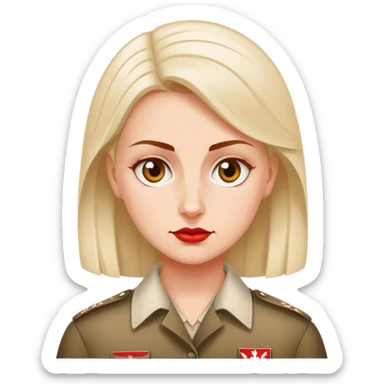 woman polish far-right nationalist sticker