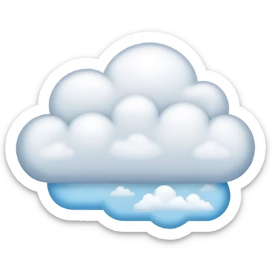 Cloud for accounting sticker