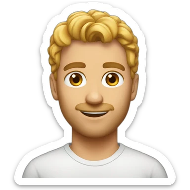 mayo içinde bir adam sticker