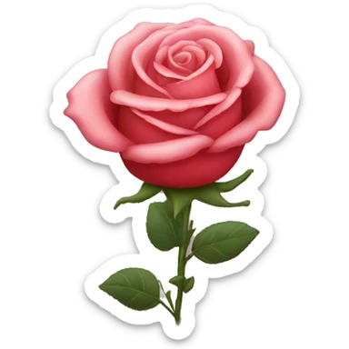 Rose sticker