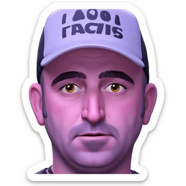 cool guy in sunglasses sticker