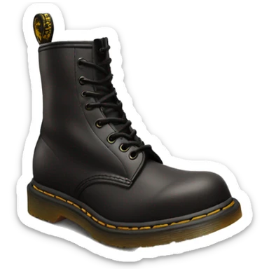 platform doc marten boots sticker