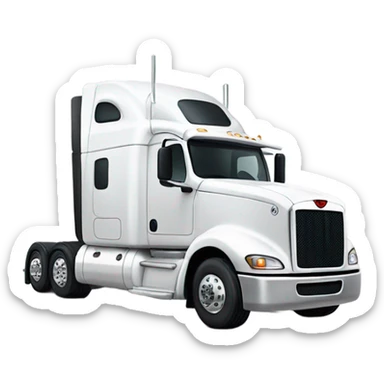 White peterbilt 387 sticker