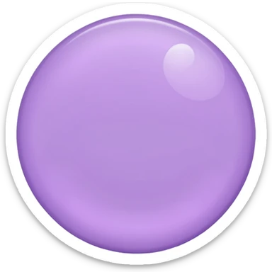 Light purple circle emoji  sticker