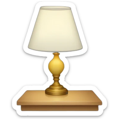 Une lampe avec un abat jour décoré avec des punaises de lit sticker