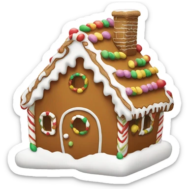 gingerbread house sticker