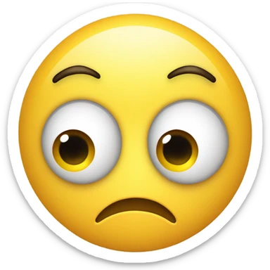 Shocked and disgusted emoji sticker