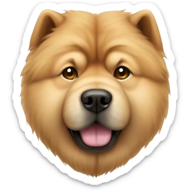 Chow chow dog  sticker