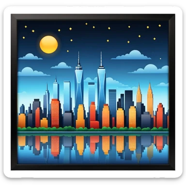 Skyline de Nueva York sticker