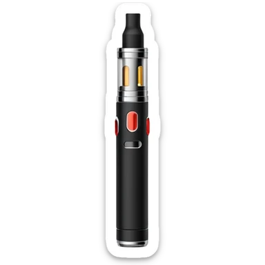 black simple Electronic cigarette sticker