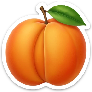 El albaricoque (conocido en países  sticker