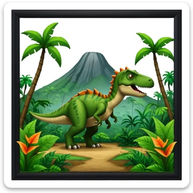 Jurassic park sticker