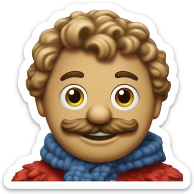 elmo as a matt i sticker