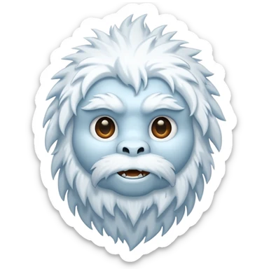 frosty yeti sticker