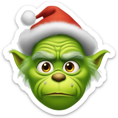 Grinch sticker