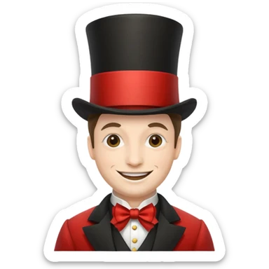 Ringmaster + hat sticker