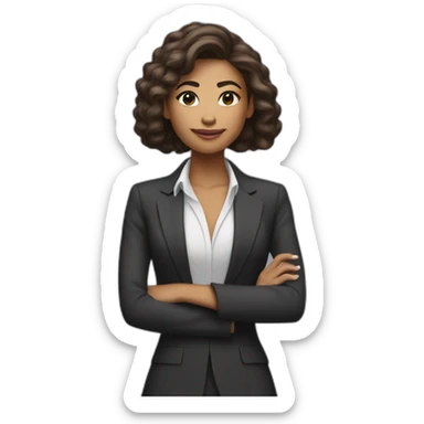 Zendaya business woman with arms sticker