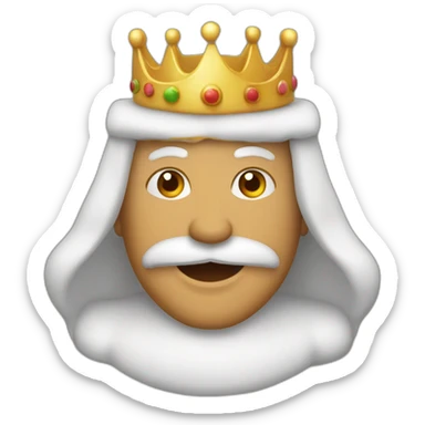 letrero que diga feliz día de reyes sticker