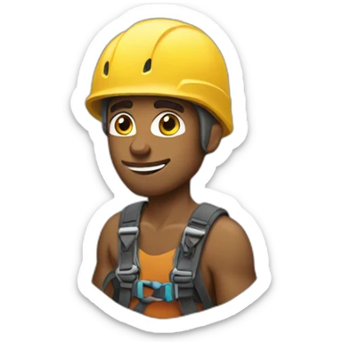 Rock Climber sticker