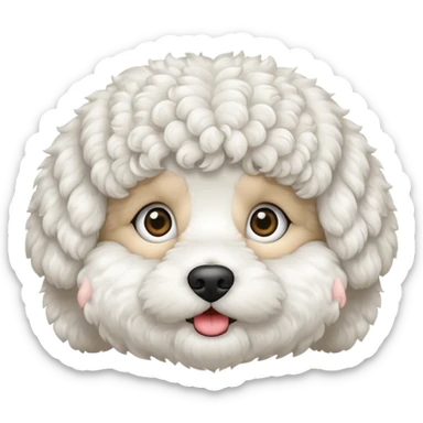 bichon sticker