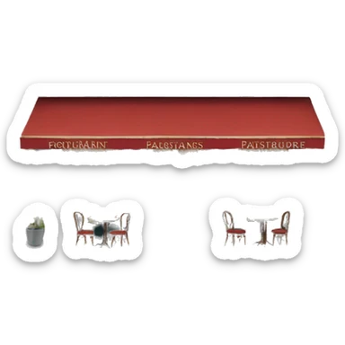 Parisienne restaurant  sticker