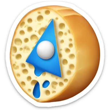 Cheese bread ball  sticker