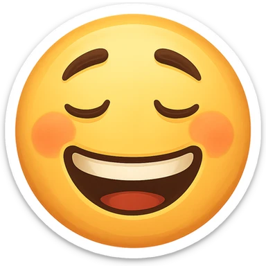 emoji representing the emotion of 'nostaljoy', a creative blend of, remove background sticker