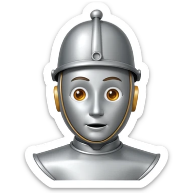 the tin man from the wizard of oZ sticker
