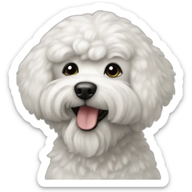 CANICHE BLANCO sticker