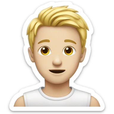 a white kid with a crytoledger sticker