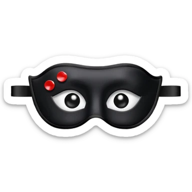 Domino eye mask just the eye mask. I like the 4th but a different style sticker