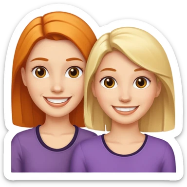 jecka and nichole from cs of 09 sticker