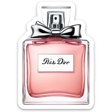 Miss dior perfume sticker