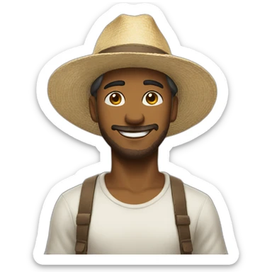 Hats off to u sticker