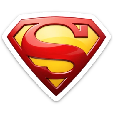 Superman logo sticker
