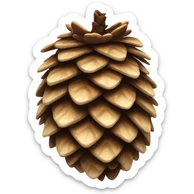 Pinecone sticker