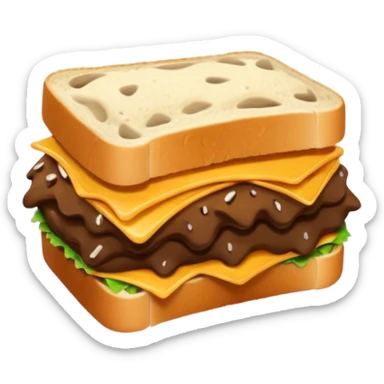 a turd sandwich sticker