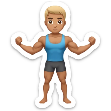 shrugs exercise sticker