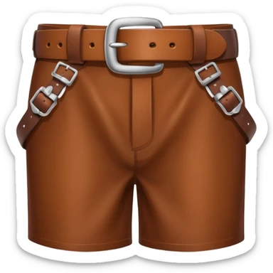 someone holding a belt sticker