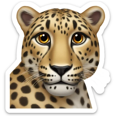 Un léopard  sticker