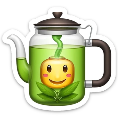 energy tea with a zipper sticker