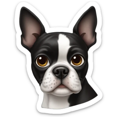 Boston terrier sticker