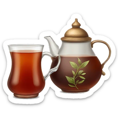 turkish tea sticker