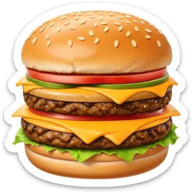1 Smash burger patty sticker