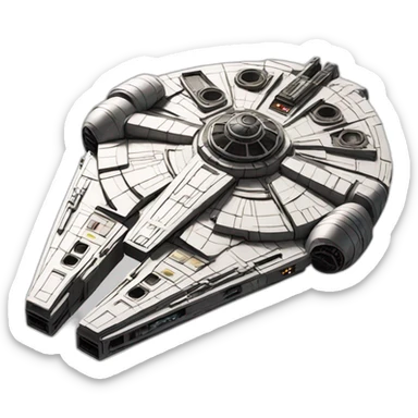 Millenium falcon sticker