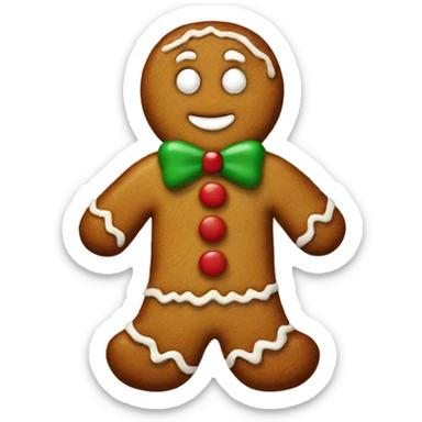 Christmas Gingerbread sticker