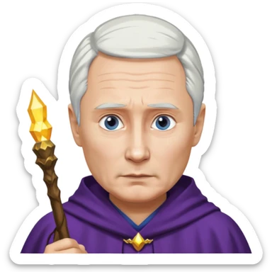 Putin Wizard sticker