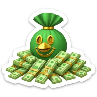 Make Money Bank Emoji sticker
